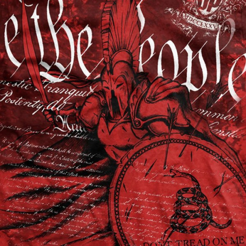 Футболка Ranger Up American Spartan T-Shirt - Red ціна